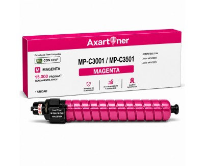 Compatible Ricoh Aficio MP-C3001 / MP-C3501 Magenta Cartucho de Toner 842045 / 841426 MPC3001, MPC3501