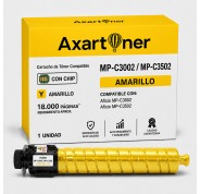 Compatible Ricoh Aficio MP-C3002 / MP-C3502 Amarillo Cartucho de Toner 842017 / 841652 / 841740