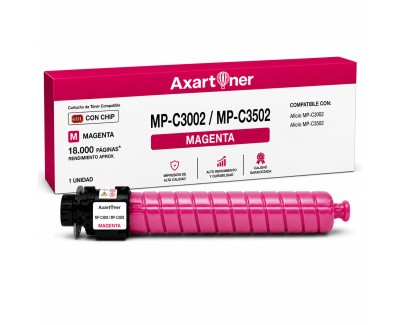 Compatible Ricoh Aficio MP-C3002 / MP-C3502 Magenta Cartucho de Toner 842018 / 841653 / 841741