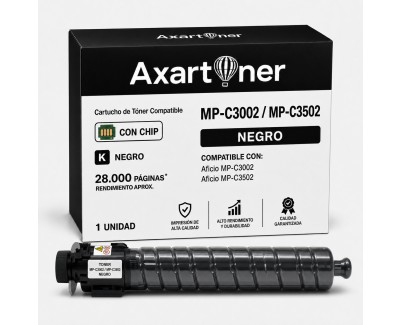 Compatible Ricoh Aficio MP-C3002 / MP-C3502 Negro Cartucho de Toner 842016 / 841651 / 841739