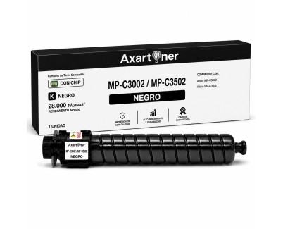 Compatible Ricoh Aficio MP-C3002 / MP-C3502 Negro Cartucho de Toner 842016 / 841651 / 841739