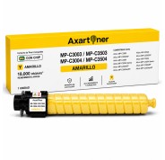 Compatible Ricoh Aficio MP-C3003 / MP-C3503 / MP-C3004 / MP-C3504 Amarillo Cartucho de Toner 841818 / 841814