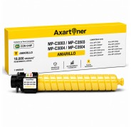 Compatible Ricoh Aficio MP-C3003 / MP-C3503 / MP-C3004 / MP-C3504 Amarillo Cartucho de Toner 841818 / 841814