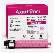 Compatible Ricoh Aficio MP-C3003 / MP-C3503 / MP-C3004 / MP-C3504 Magenta Cartucho de Toner 841819 / 841815
