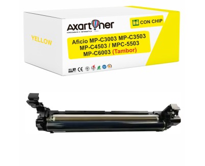 Compatible Ricoh Aficio MP-C3003 / MP-C3503 / MP-C4503 / MP-C5503 / MP-C6003 Amarillo Tambor de Imagen (Drum) D1862259