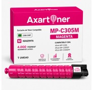 Compatible Ricoh Aficio MP-C305 / MP-C305SP / MP-C305SPF Magenta Cartucho de Toner 842081 / 841596 / MPC305E