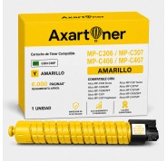 Compatible Ricoh Aficio MP-C306 / MP-C307 / MP-C406 / MP-C407 Amarillo Cartucho de Toner 842098 / 842094 / 842214