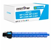 Compatible Ricoh Aficio MP-C306 / MP-C307 / MP-C406 / MP-C407 Cyan Cartucho de Toner 842096 / 842092 / 842212