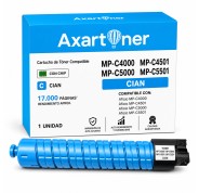 Compatible Ricoh Aficio MP-C4000 / MP-C5000 / MP-C4501 / MP-C5501 Cyan Cartucho de Toner 842051 / 841459 / 841163