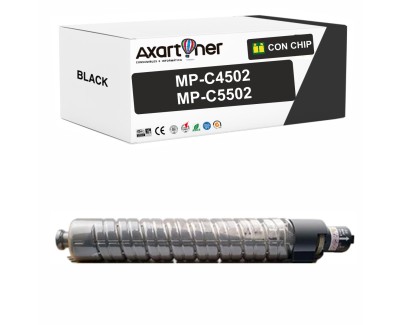 Compatible Ricoh Aficio MP-C4502 / MP-C4502AD / MP-C4502SPDF / MP-C5502 / MP-C5502SPDF Negro Cartucho de Toner 841683 / 841751 / Type 5502E MPC4502, MPC5502