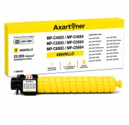 Compatible Ricoh Aficio MP-C4503 / MP-C4504 / MP-C5503 / MP-C5504 / MP-C6003 / MP-C6004 Amarillo Cartucho de Toner 841854 / 841850