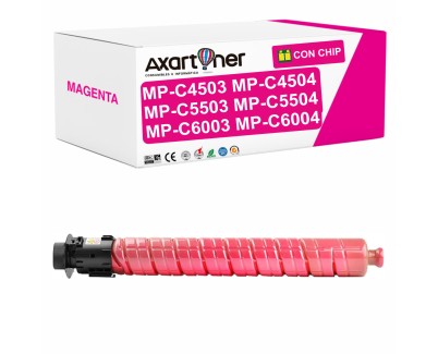Compatible Ricoh Aficio MP-C4503 / MP-C4504 / MP-C5503 / MP-C5504 / MP-C6003 / MP-C6004 Magenta Cartucho de Toner 841855 / 841851