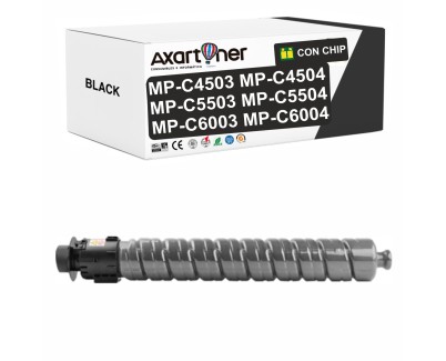 Compatible Ricoh Aficio MP-C4503 / MP-C4504 / MP-C5503 / MP-C5504 / MP-C6003 / MP-C6004 Negro Cartucho de Toner 841853 / 841849