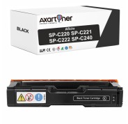 Compatible Ricoh Aficio SP-C220, SP-C221, SP-C222, SP-C240 Negro Cartucho de Toner 406094 SPC220, SPC221, SPC240