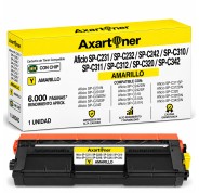 Compatible Ricoh Aficio SP-C231 / SP-C232 / SP-C242 / SP-C310 / SP-C311 / SP-C312 / SP-C320 / SP-C342 Amarillo Cartucho de Toner 407635 / 406482 / SPC310Y