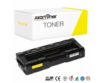 Compatible Ricoh Aficio SP-C250, SP-C260, SP-C261 Amarillo Cartucho de Toner 407546