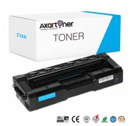 Compatible Ricoh Aficio SP-C250, SP-C260, SP-C261 Cyan Cartucho de Toner 407544