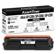 Compatible Ricoh Aficio SP-C250, SP-C260, SP-C261 Negro Cartucho de Toner 407543