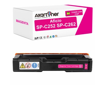 Compatible Ricoh Aficio SP-C252 / SP-C262 Magenta Cartucho de Toner 407533 / 407718 / SPC252EM / SPC252HEM