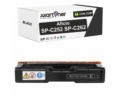 Compatible Ricoh Aficio SP-C252 / SP-C262 Negro Cartucho de Toner 407531 / 407716 / SPC252EBK / SPC252HEBK