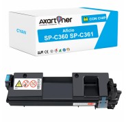 Compatible Ricoh Aficio SP-C360 / SP-C361 Cyan Cartucho de Toner 408189 / 408185 / 408251 / SPC360E / SPC360HE / SPC360X