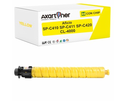 Compatible Ricoh Aficio SP-C410 / SP-C411 / SP-C420 / CL4000 Amarillo Cartucho de Toner 888313 - TYPE 245
