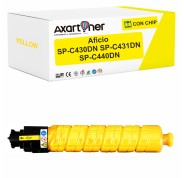 Compatible Ricoh Aficio SP-C430DN / SP-C431DN / SP-C440DN Amarillo Cartucho de Toner 821095 / 821075 / 821205 / 821282