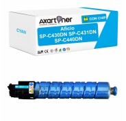 Compatible Ricoh Aficio SP-C430DN / SP-C431DN / SP-C440DN Cyan Cartucho de Toner 821097 / 821077 / 821207 / 821280