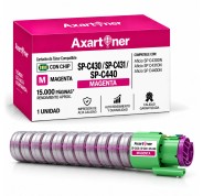 Compatible Ricoh Aficio SP-C430DN / SP-C431DN / SP-C440DN Magenta Cartucho de Toner 821096 / 821076 / 821206 / 821281
