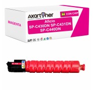 Compatible Ricoh Aficio SP-C430DN / SP-C431DN / SP-C440DN Magenta Cartucho de Toner 821096 / 821076 / 821206 / 821281