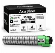 Compatible Ricoh Aficio SP-C430DN / SP-C431DN / SP-C440DN Negro Cartucho de Toner 821094 / 821074 / 821204 / 821279