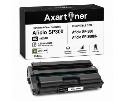 Compatible Ricoh Aficio SP300dn / SP300n Negro Cartucho de Toner 406956