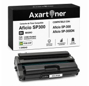 Compatible Ricoh Aficio SP300dn / SP300n Negro Cartucho de Toner 406956