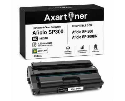 Compatible Ricoh Aficio SP300dn / SP300n Negro Cartucho de Toner 406956