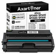 Compatible Ricoh Aficio SP3400N SP3400SF SP3410DN SP3410SF SP3500N SP3500SF SP3510DN SP3510SF Negro Cartucho de Toner 406522 / 406990