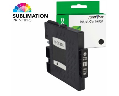 Compatible Ricoh GC31K Negro Cartucho de Tinta de Sublimacion 405688/405701