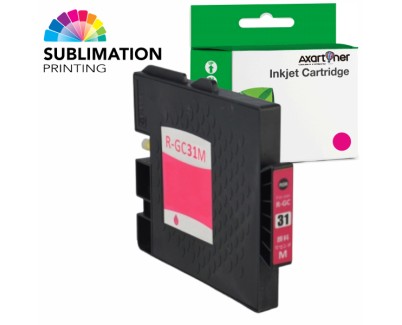 Compatible Ricoh GC31M Magenta Cartucho de Tinta Sublimacion 405690/405703 GC-31M