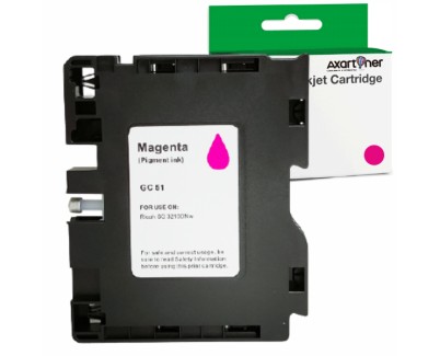 Compatible Ricoh GC51M Magenta Cartucho de Tinta Pigmentada 405864 para Ricoh SG3210, SG3210DNw