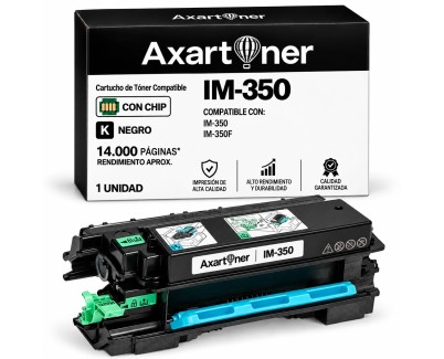 Compatible Ricoh IM350 / IM350F Negro Cartucho de Toner 418133 / 418132