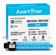Compatible Ricoh IMC2000 / IMC2000A / IMC2500 / IMC2500A Cyan Cartucho de Toner 842314 / 842310
