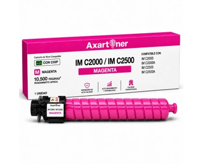 Compatible Ricoh IMC2000 / IMC2000A / IMC2500 / IMC2500A Magenta Cartucho de Toner 842313 / 842309