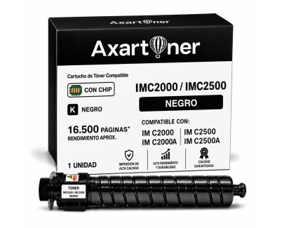 Compatible Ricoh IMC2000 / IMC2000A /  IMC2500 / IMC2500A Negro Cartucho de Toner 842311 / 842307