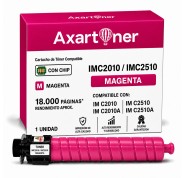 Compatible Ricoh IMC2010 / IMC2510 Magenta Cartucho de Toner 842563 / 842567
