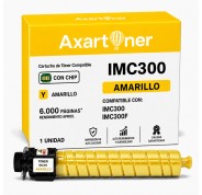 Compatible Ricoh IMC300 / IMC300F Amarillo Cartucho de Toner 842385