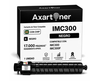 Compatible Ricoh IMC300 / IMC300F Negro Cartucho de Toner 842382