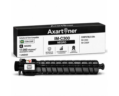 Compatible Ricoh IMC300 / IMC300F Negro Cartucho de Toner 842382