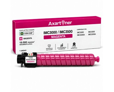 Compatible Ricoh IMC3000 / IMC3000A / IMC3500 / IMC3500A Magenta Cartucho de Toner 842257 / 842253