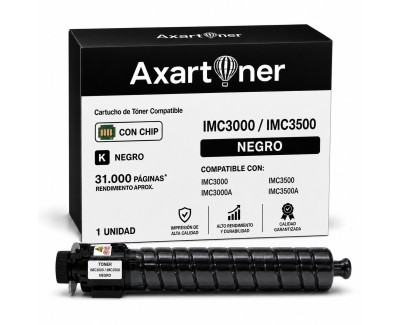 Compatible Ricoh IMC3000 / IMC3000A / IMC3500 / IMC3500A Negro Cartucho de Toner 842255 / 842251