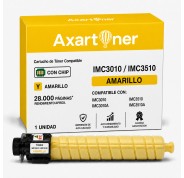 Compatible Ricoh IMC3010 / IMC3010A / IMC3510 / IMC3510A Amarillo Cartucho de Toner 842507