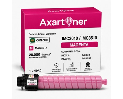 Compatible Ricoh IMC3010 / IMC3010A / IMC3510 / IMC3510A Magenta Cartucho de Toner 842508
